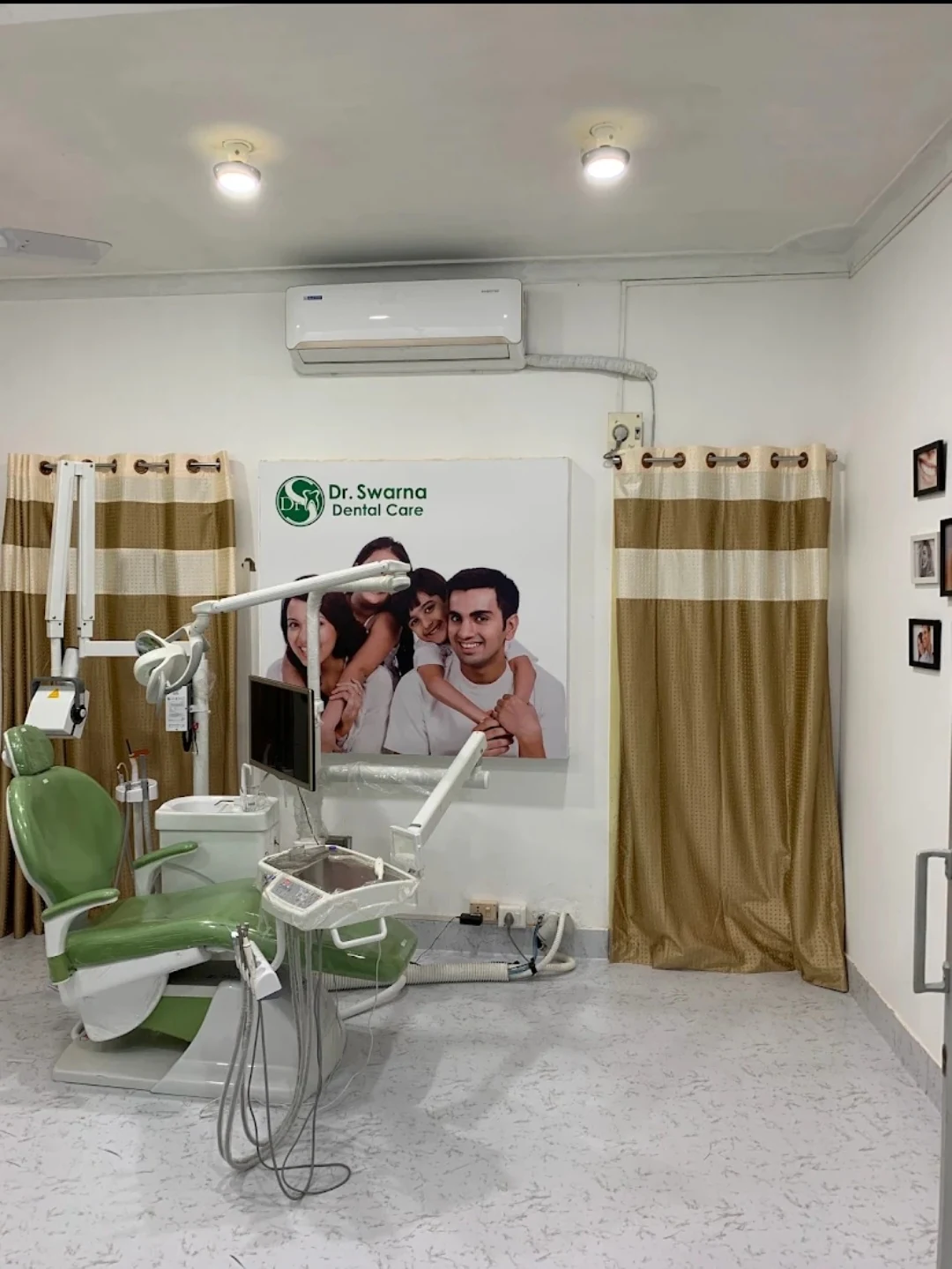 Inside Dr. Swarna Dental Care — modern dental operatory